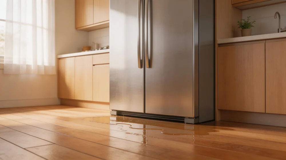 Water Damage from Refrigerator Line Leaks: Prevention & Response