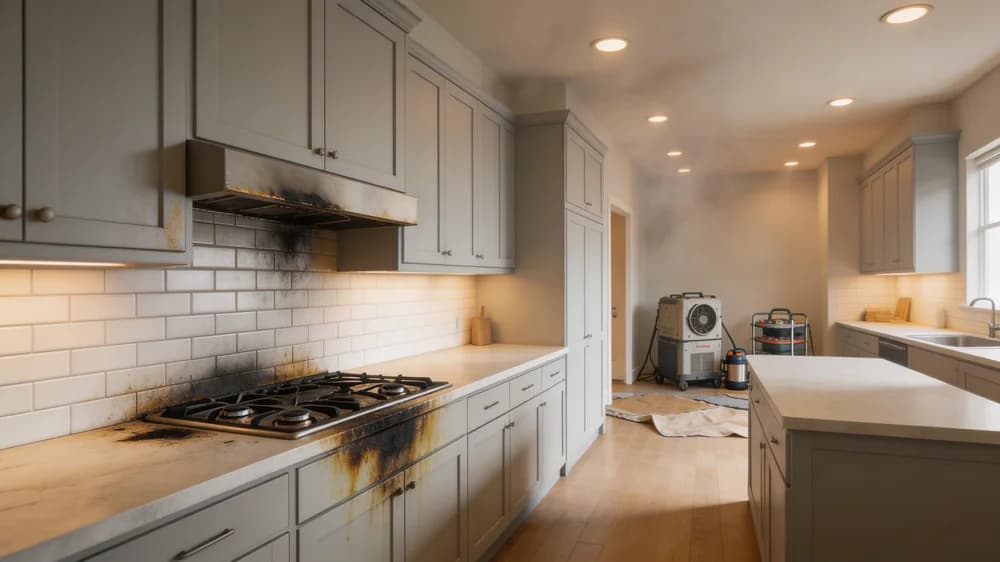 Grease Fire Damage in Homes: Cleanup and Restoration Steps