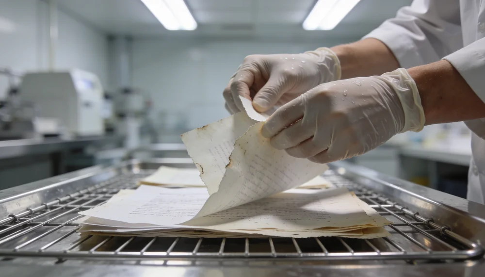 Document Recovery After Water or Fire Damage: Saving Records