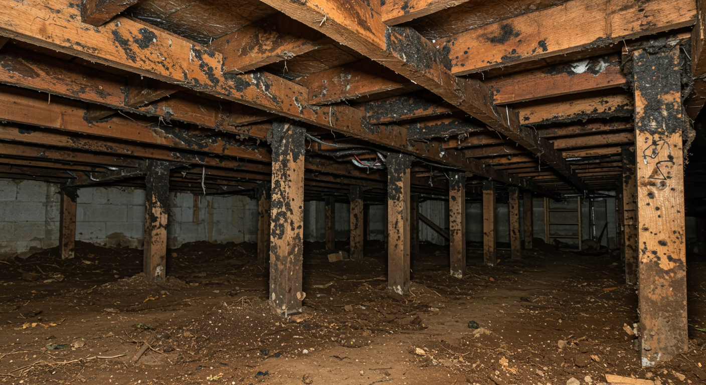 What Are the Signs of Mold in Shrewsbury, Monmouth County, NJ Crawl Spaces