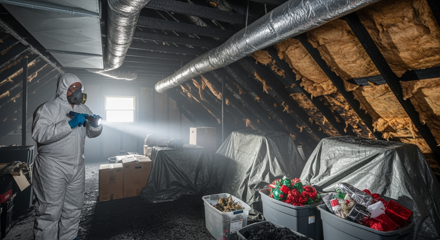 Attic and Crawl Space Smoke Damage Cleanup Often Overlooked Areas