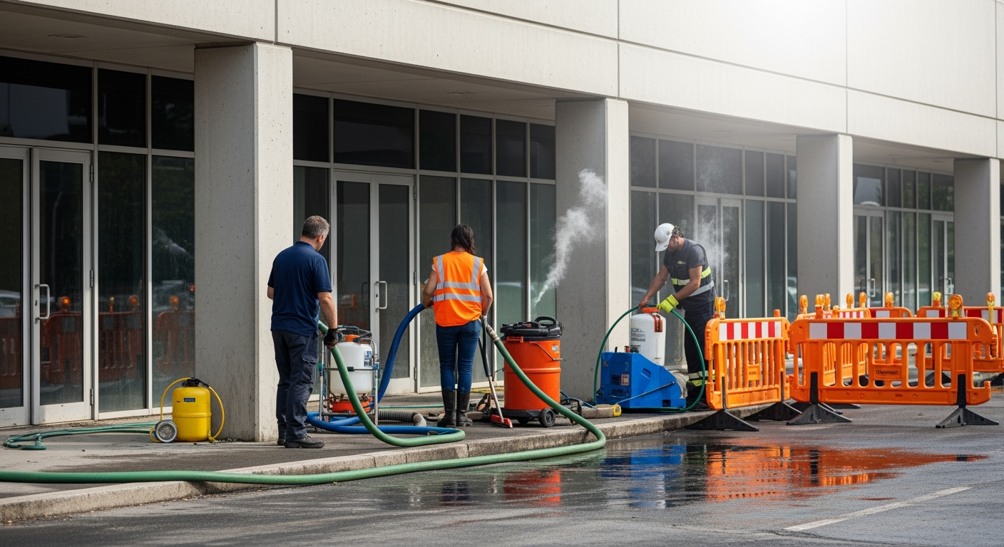 Commercial Sewage Cleanup Services Minimizing Business Interruption