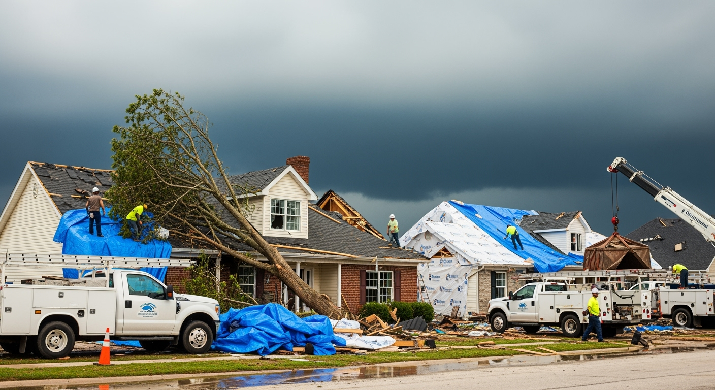 Comprehensive Storm Damage Repair Services for Storm-Damaged Properties