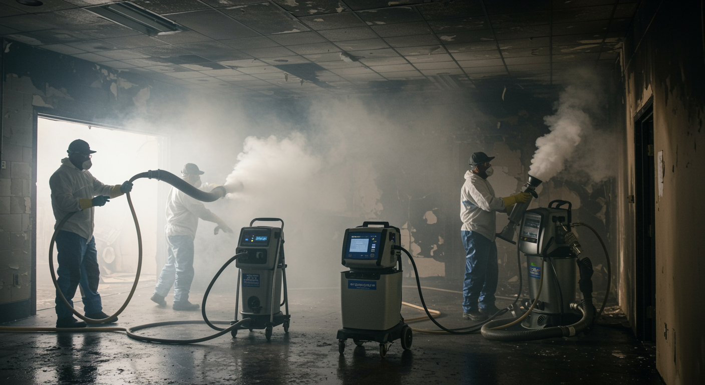 Professional Smoke Damage Cleanup Equipment and Technology