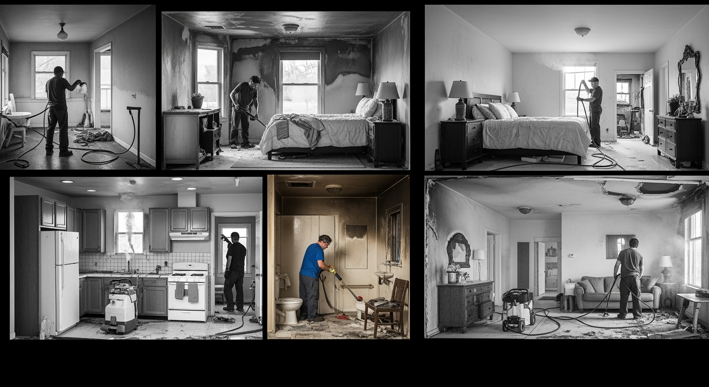 Smoke Damage Cleanup Room-by-Room Recovery Guide
