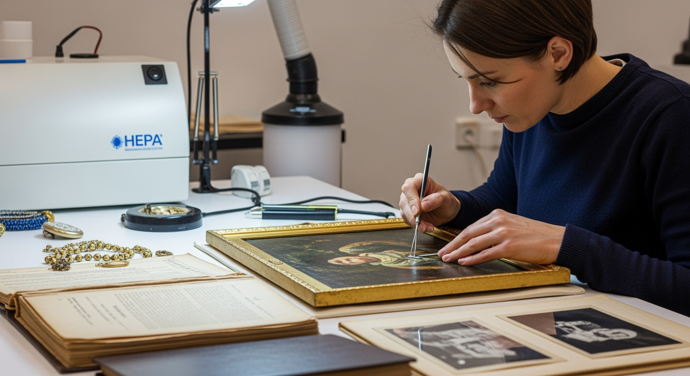 Smoke Damage Cleanup for Sensitive Items Art, Documents, and Heirlooms