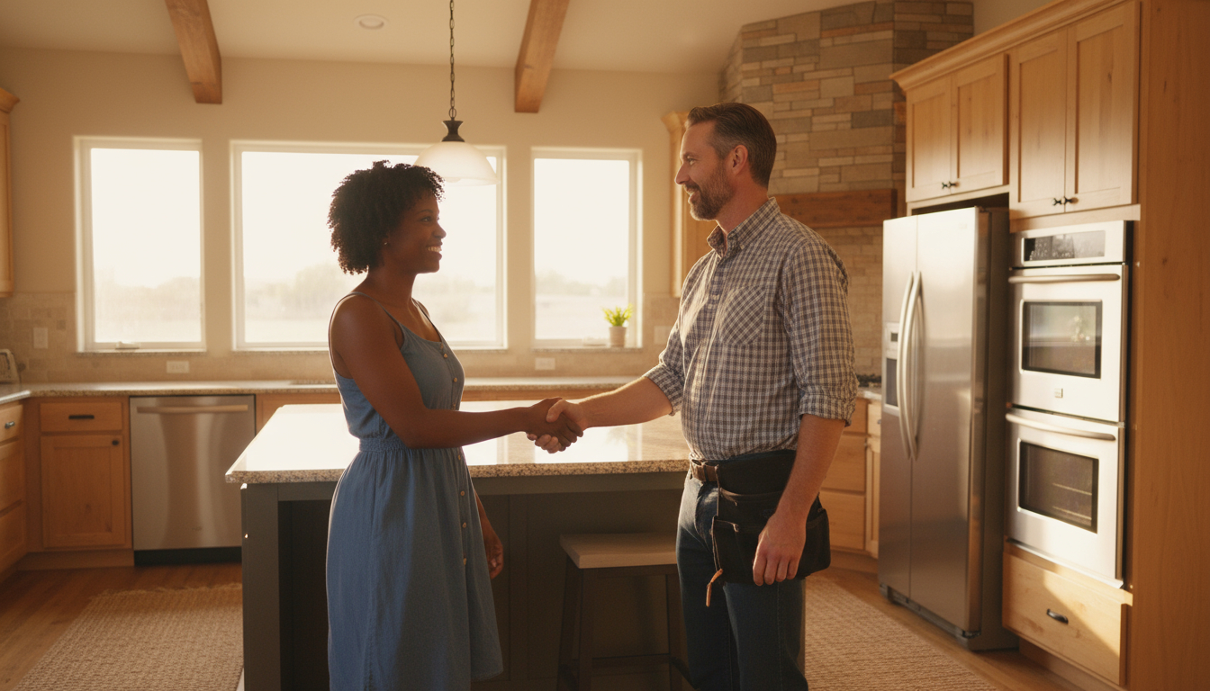 Choosing the Right Restoration Company: What to Look For Satisfied homeowner choose restoration company