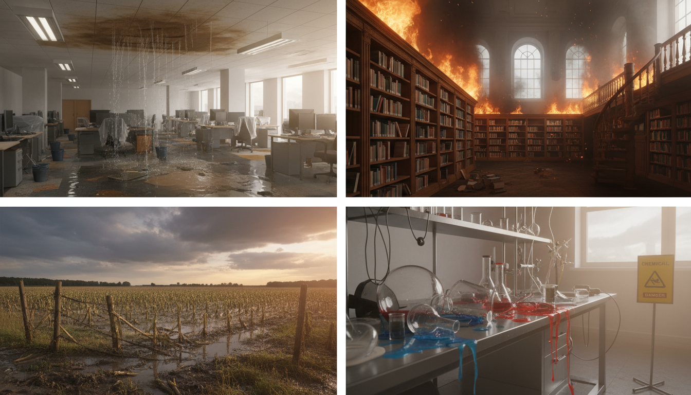 Disaster Recovery Planning: Protecting Your Property Before It's Too Late Common disaster scenarios requiring emergency recovery planning and preparation