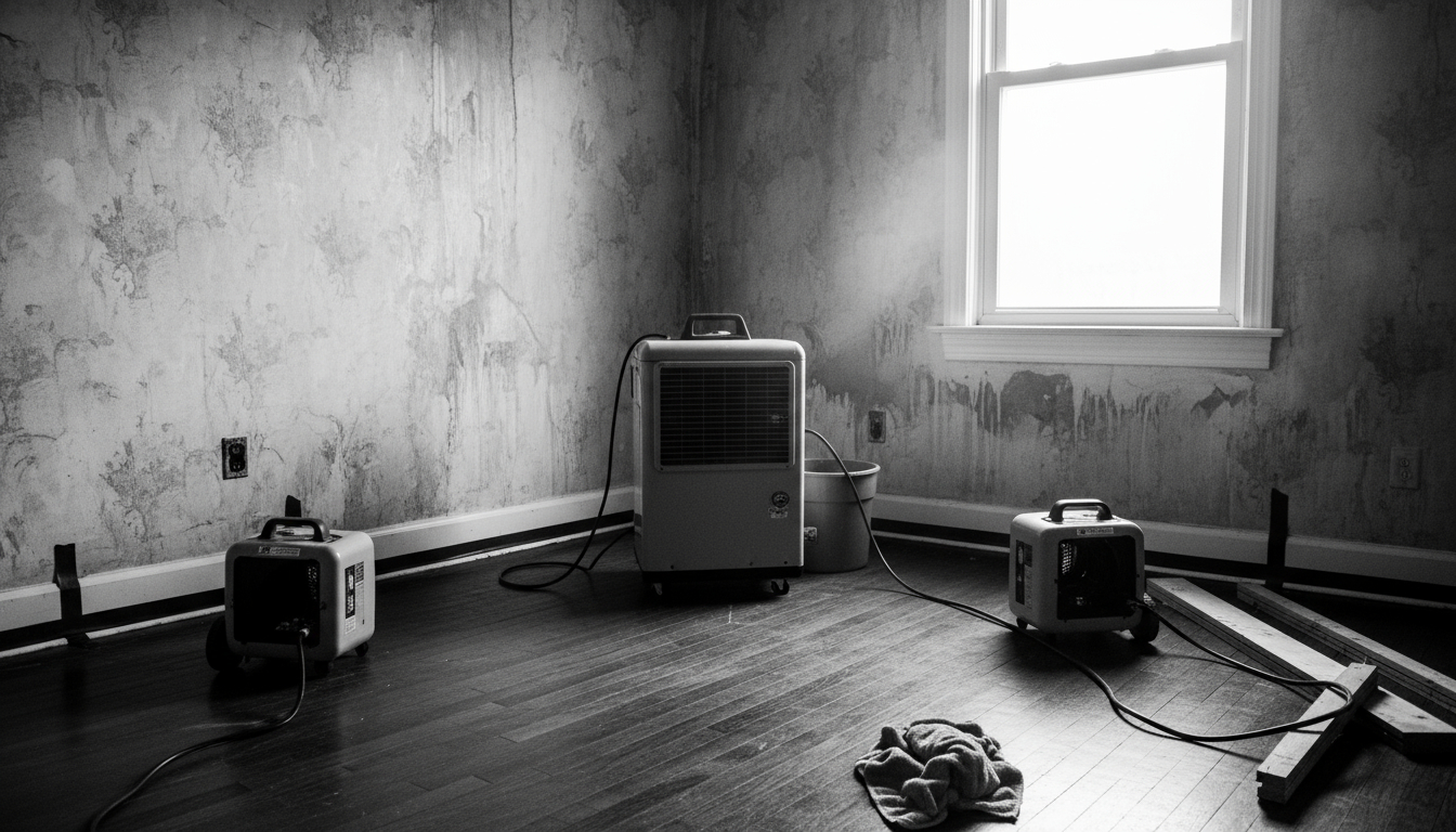 Equipment Rental for Restoration: Professional-Grade Solutions Proper safety setup of restoration equipment rental with organized cords and ventilation in home