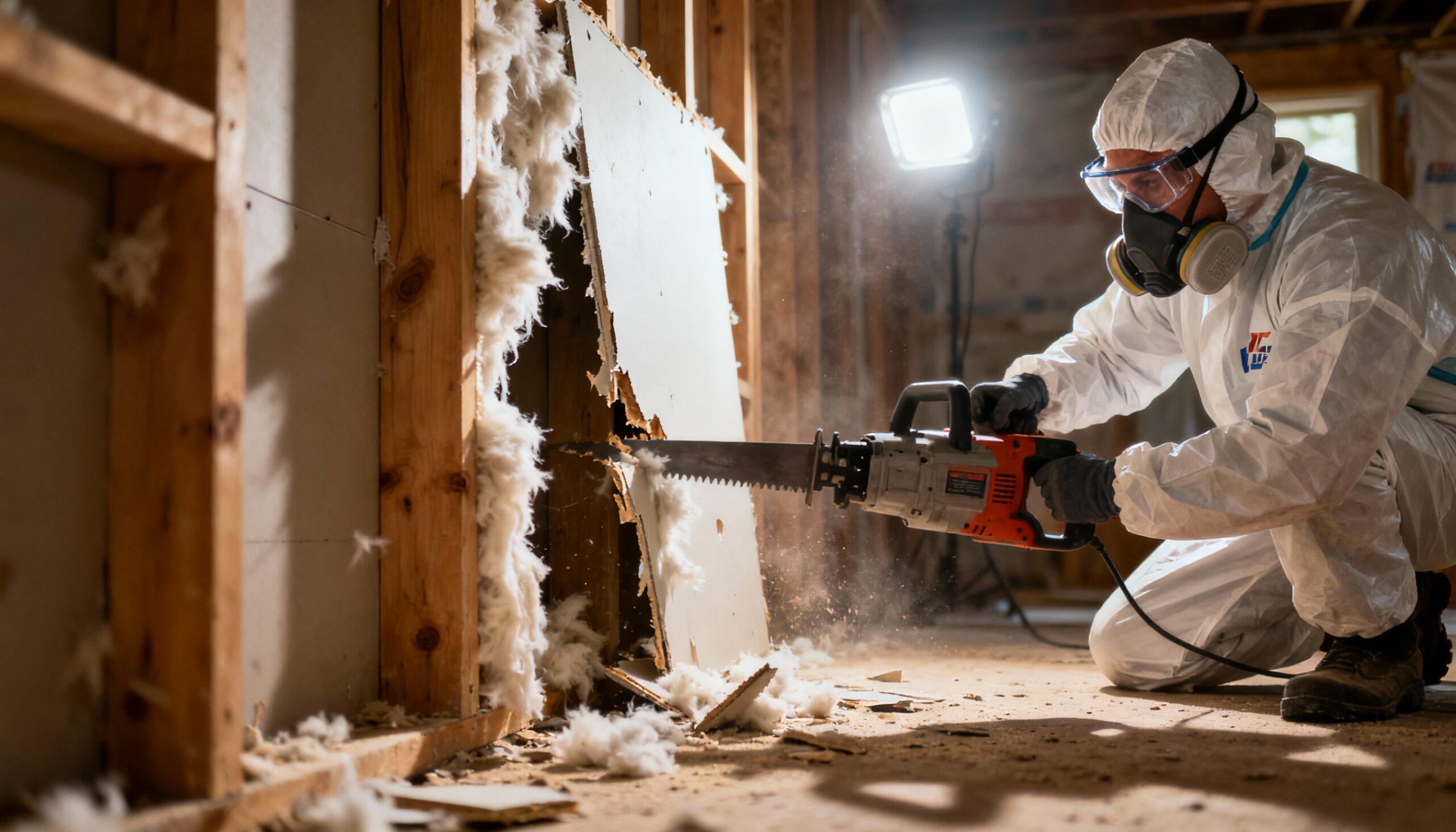 Professional drywall repair and replacement after water damage
