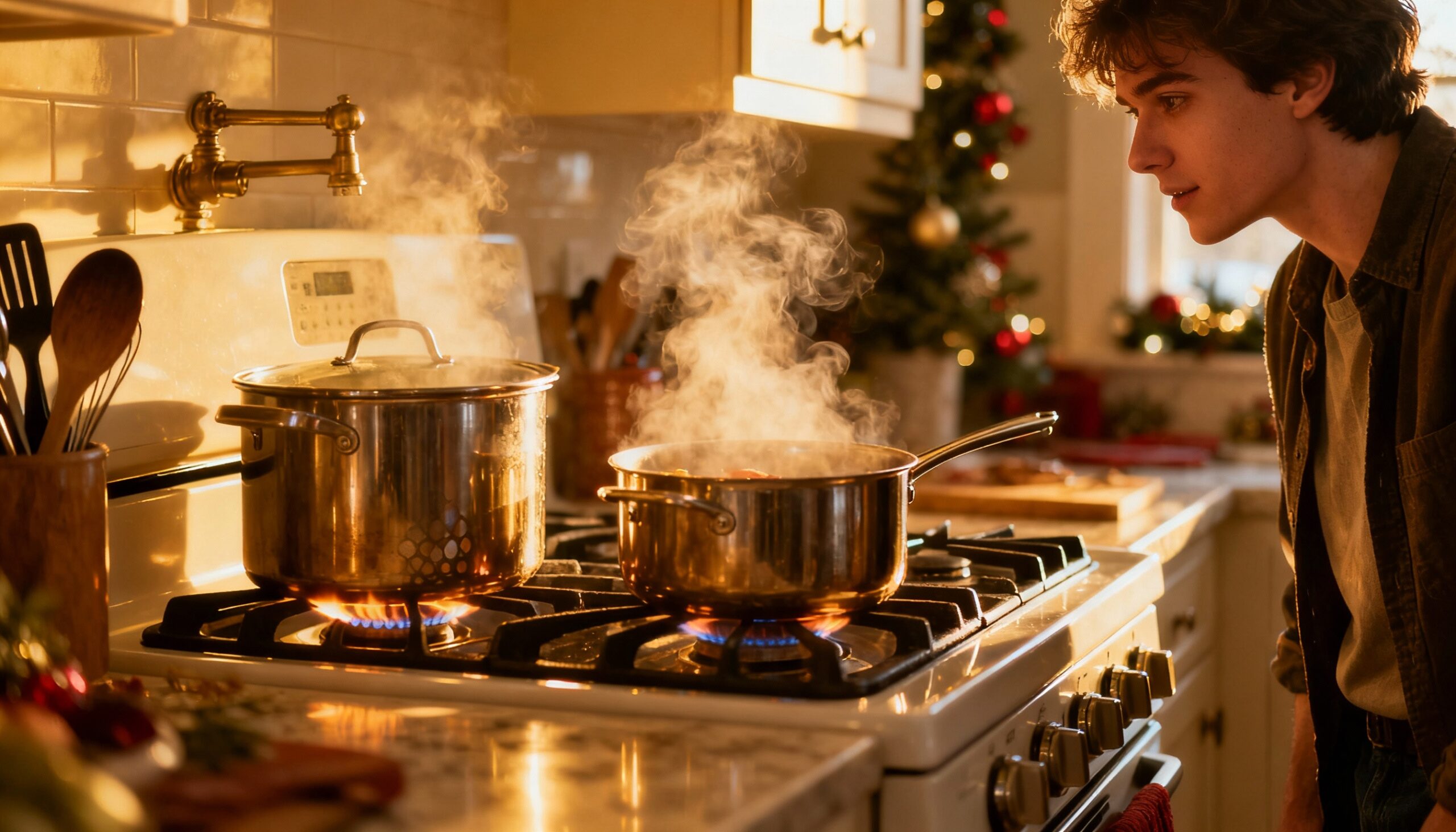 Kitchen fire prevention during holiday cooking and meal preparation