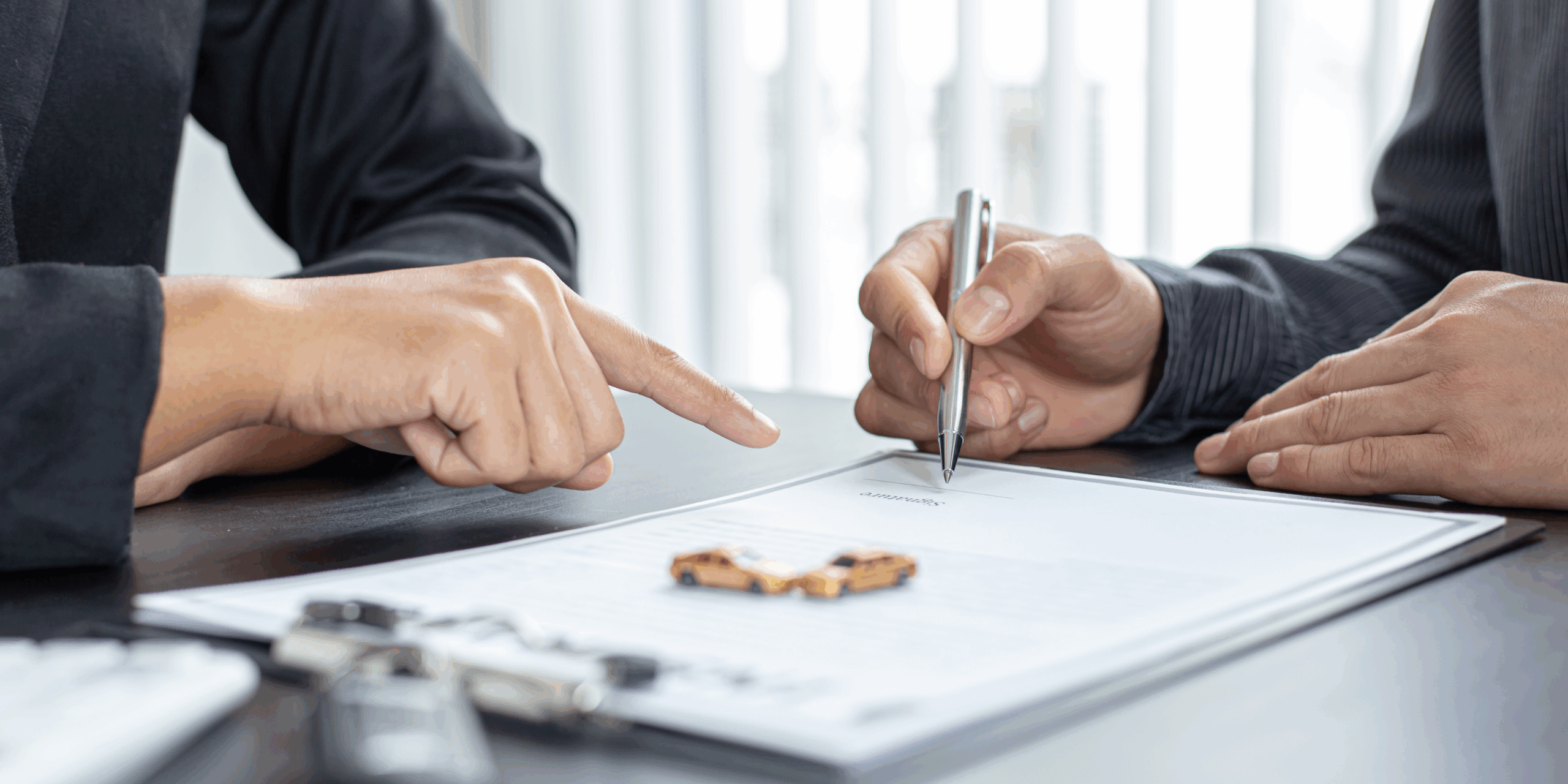 Homeowner reviewing water damage claim paperwork in Pennsylvania