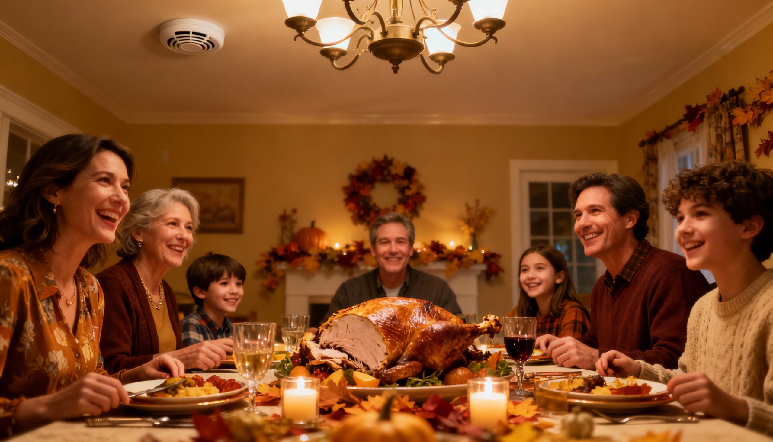 Successful thanksgiving disaster prevention allows families to enjoy safe holiday celebrations together
