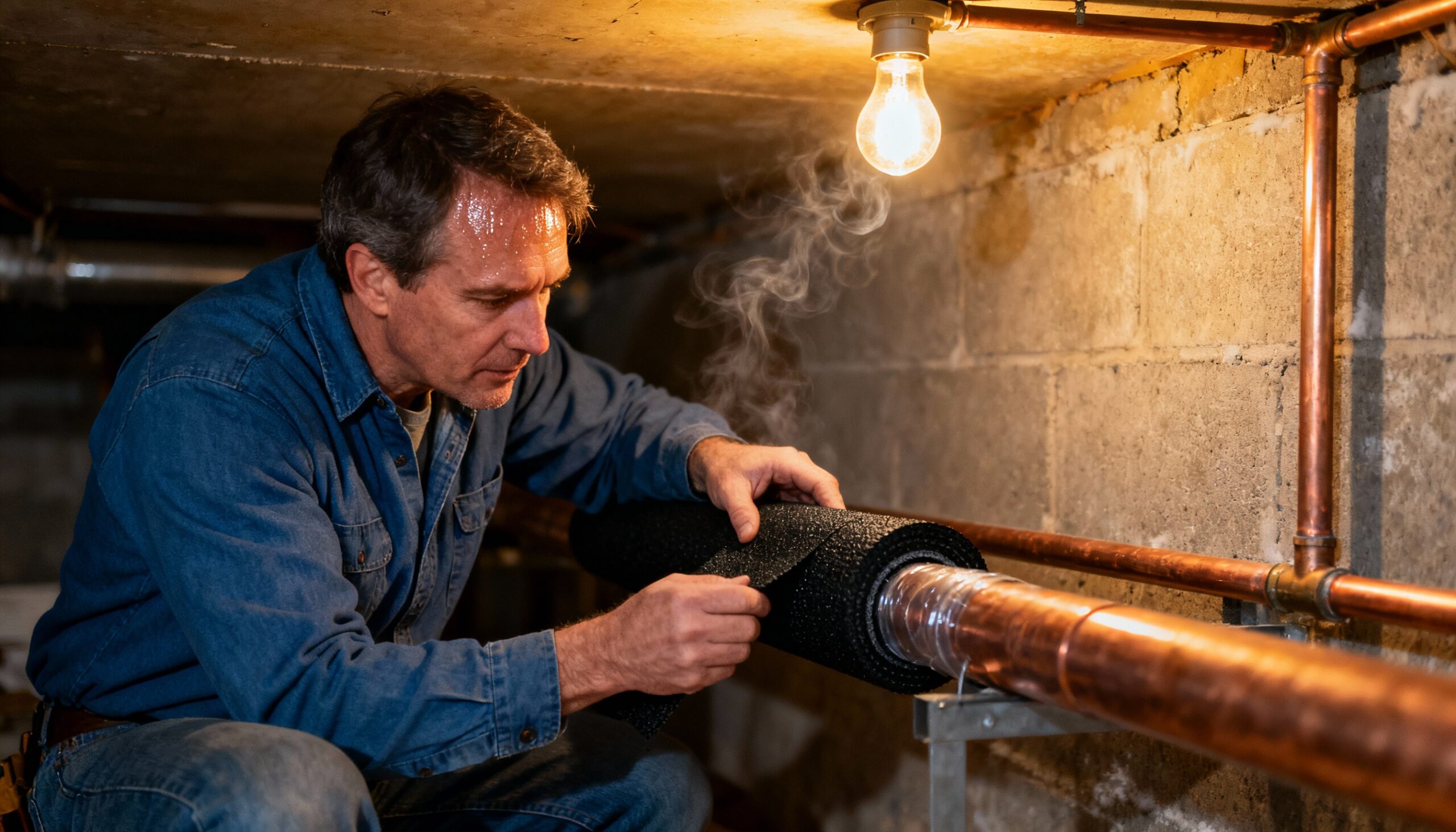 Winter Weather Damage Prevention: Protecting Your Property from Cold-Related Issues Insulating exposed pipes to prevent winter weather damage and frozen pipes