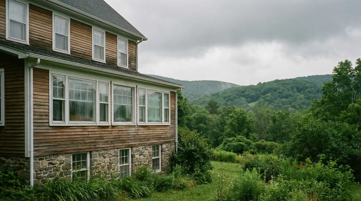 Mold problem in New Hampton NY home showing humidity conditions in Hudson Valley