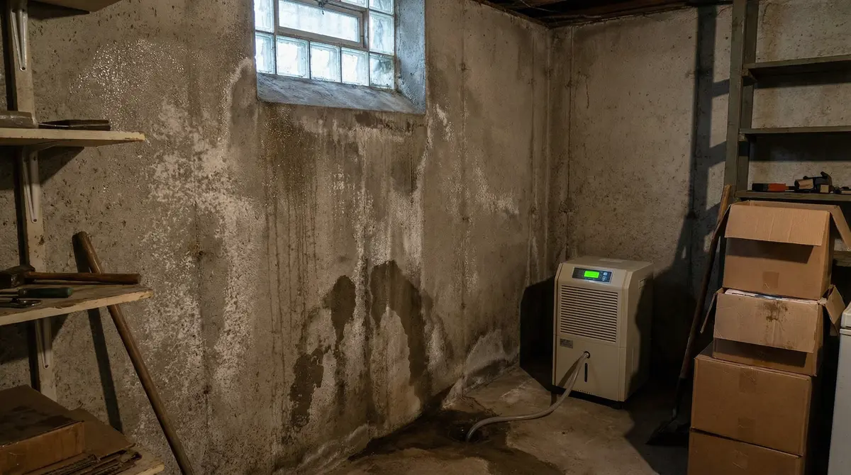 How Hudson Valley Humidity Affects Mold Growth in New Hampton Properties Basement moisture causing mold problem in New Hampton NY property