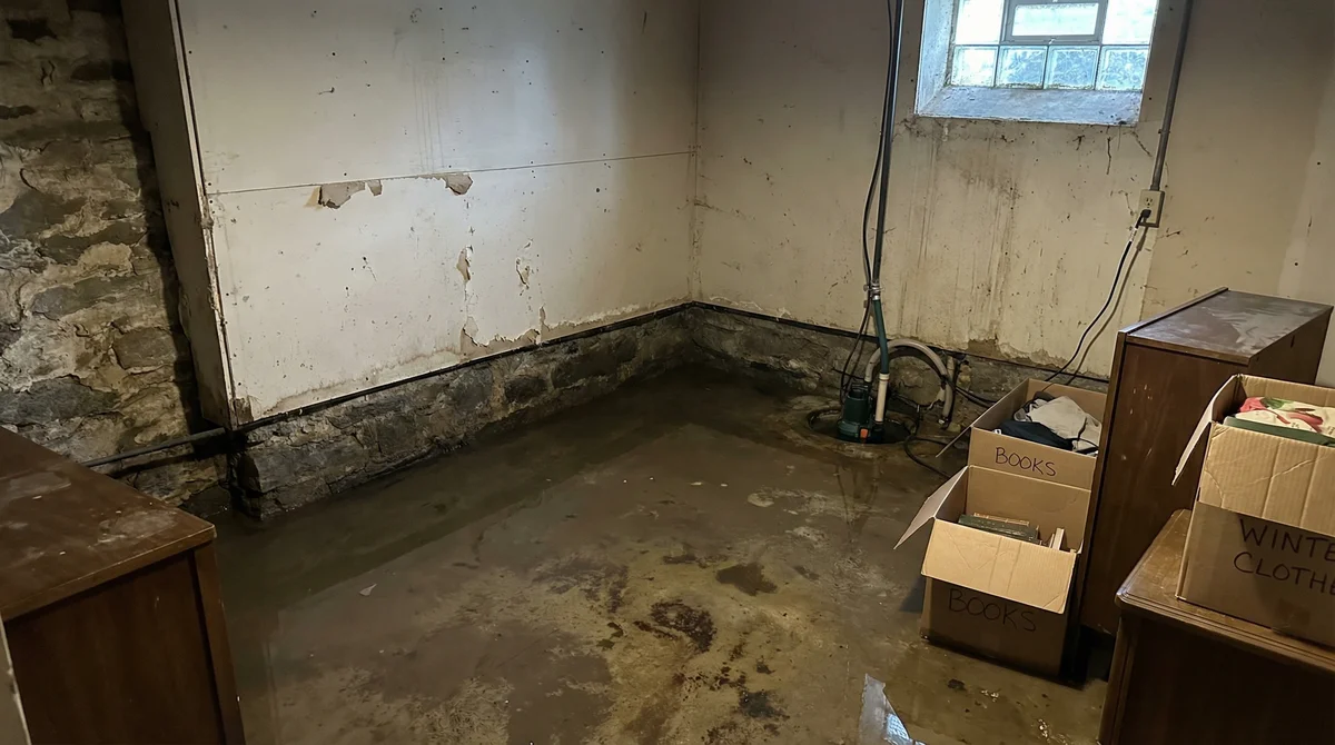 Susquehanna River Flooding History: Why Harrisburg Homes Need Flood Preparedness Basement flooding demonstrates flood risk in Harrisburg PA homes near the Susquehanna River