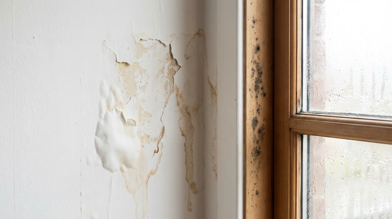 Year-End Property Inspection: Mold Red Flags for Harrisburg Homes mold in house near window