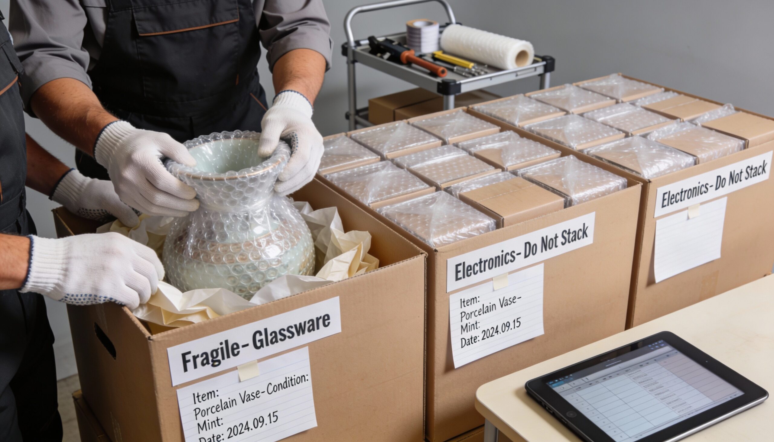 Salvaging belongings pack-out services for content restoration