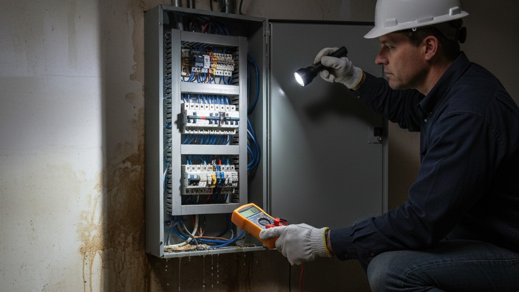 Electrical Safety After Flooding: Protecting Your Family and Property Water damage electrical inspection for flooded home safety