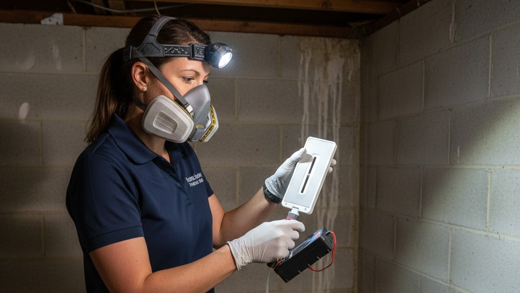 Mold testing air sampling equipment for mold inspection